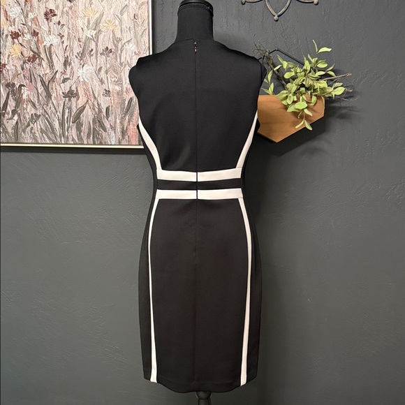 Calvin Klein Black and White Mini Dress - Picture 2 of 3